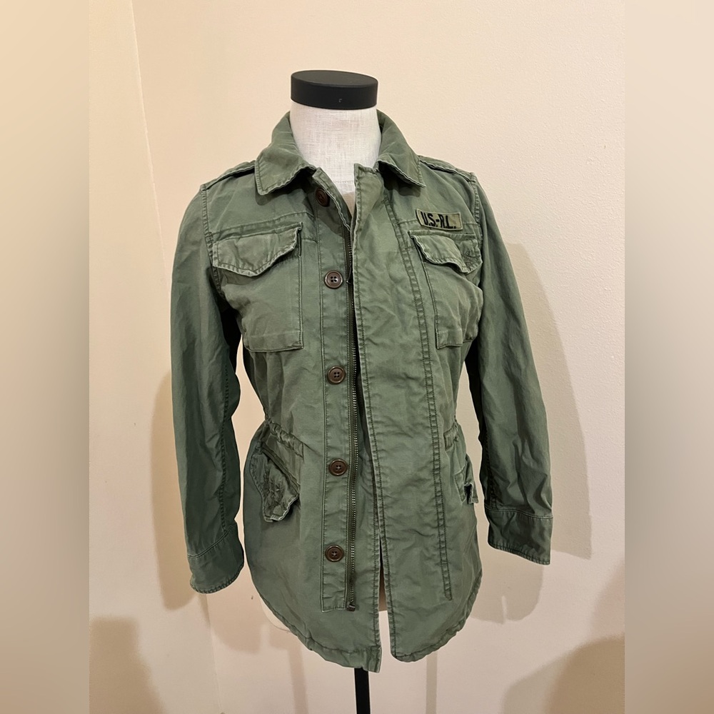 Kids Polo Ralph Lauren Green Military-Style Jacket